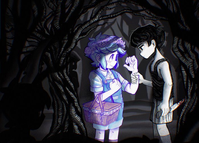 Omori and Basil Intense Forest Encounter