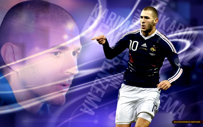 Karim Benzema France National Team Dynamic Pose
