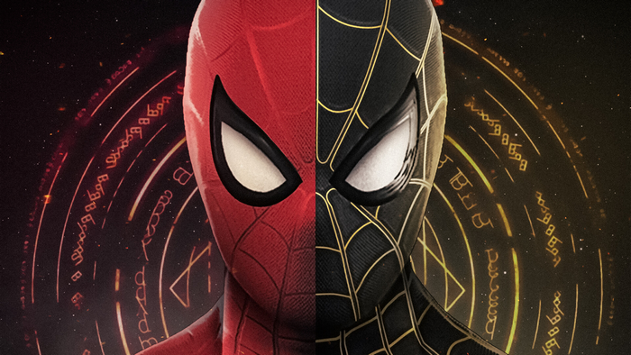Spider-Man Red and Black Masked Face