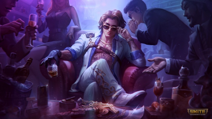 Valhalla Vice Heimdallr in a luxurious club