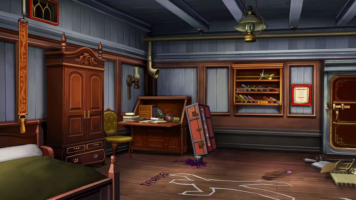 The Great Ace Attorney Chronicles: Mysterious Cabin Crime Scene
