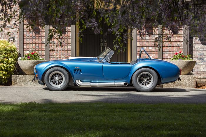 Blue 1966 Shelby Cobra 427 Sport Car