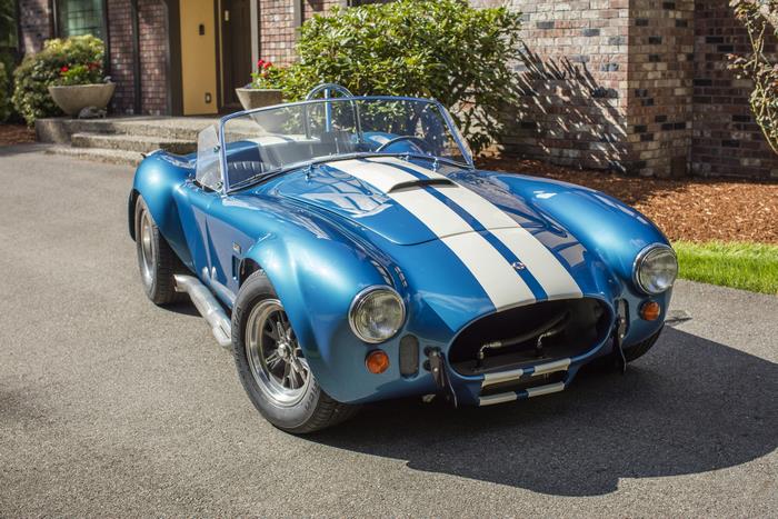 Classic Blue 1966 Shelby Cobra 427 Sport Car