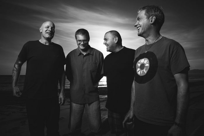 Descendents band portrait on the beach