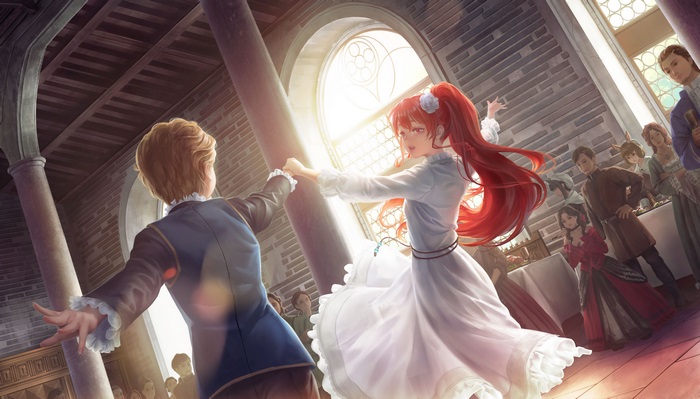Eris Boreas Greyrat and Rudeus Greyrat Dancing