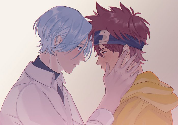 Langa Hasegawa and Reki Kyan tender moment
