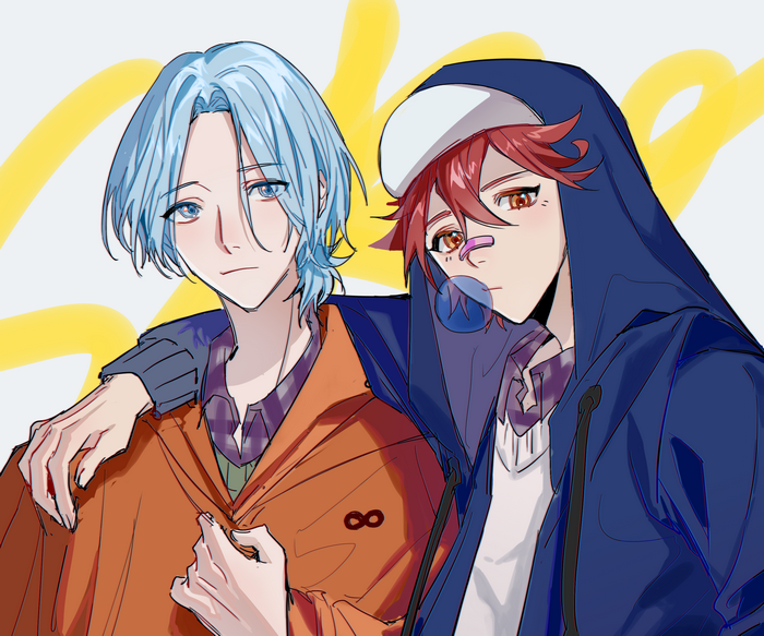 SK8 The Infinity Reki and Langa together