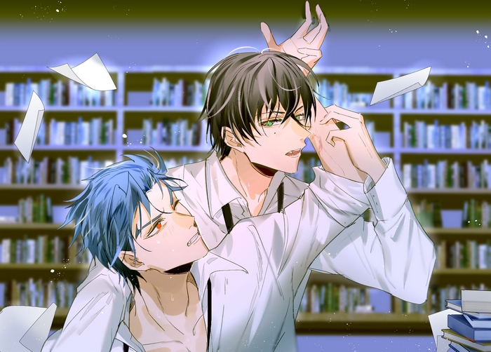 SK8 The Infinity: Ainosuke and Tadashi's intense library encounter