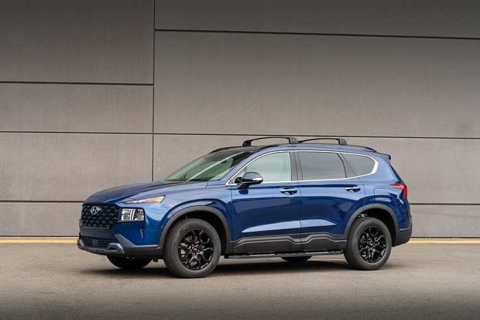 Blue 2022 Hyundai Santa Fe XRT SUV