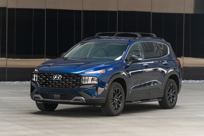 Blue 2022 Hyundai Santa Fe XRT SUV