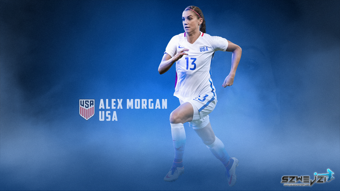 Alex Morgan USA Soccer Player Running