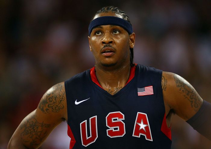 Carmelo Anthony in USA Basketball Jersey