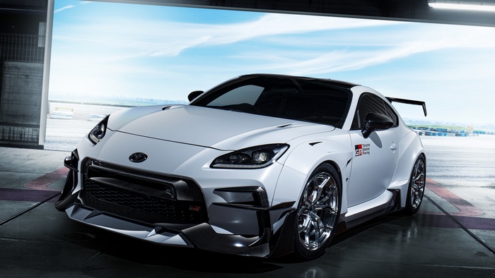 White Toyota GR 86 GR Parts Concept