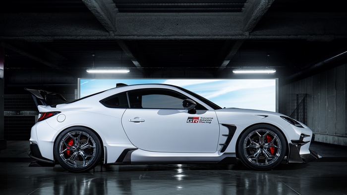 White Toyota GR 86 GR Parts Concept Sport Car