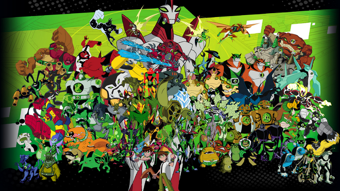 Ben 10 Omniverse: Ben Tennyson and his aliens