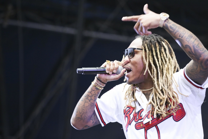 Rapper Future performing live on stage