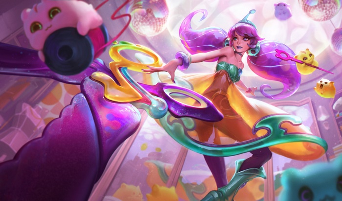 Gwen (League Of Legends) Sweet Party with Colorful Scissors