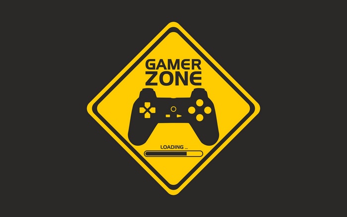 Gamer Zone Sign with 4K Detail