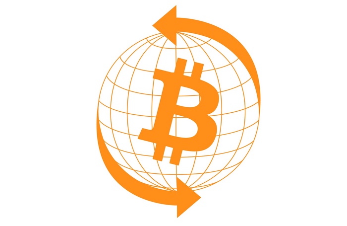 Global Bitcoin Cryptocurrency Exchange Symbol