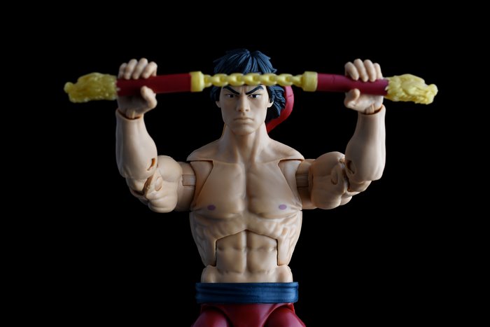 Marvel Comics Shang-Chi holding nunchucks