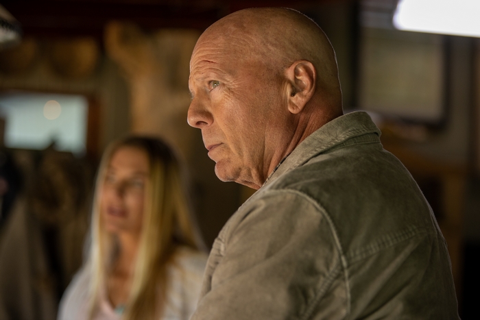 Bruce Willis profile shot from Out Of Death
