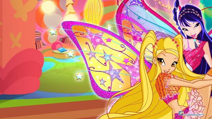 Winx Club Stella and Musa fairies