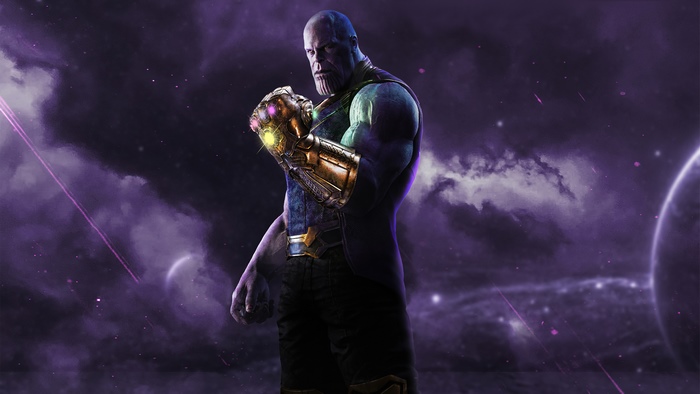 Thanos with Infinity Gauntlet from Avengers Infinity War