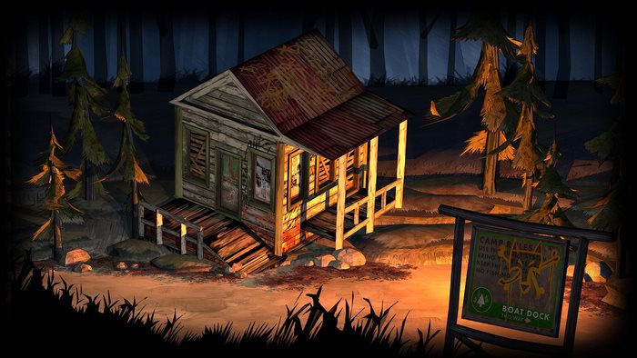 The Flame In The Flood: Camp Pinewood Cabin