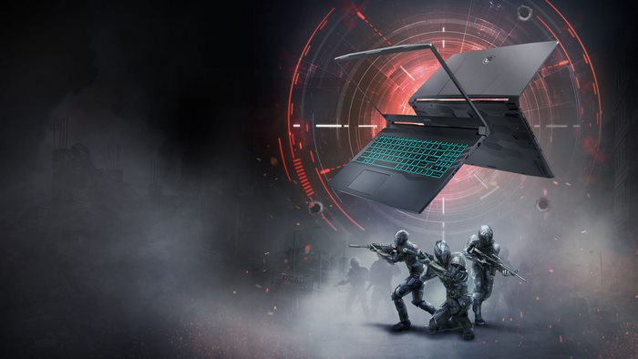 MSI Gaming Laptop: Sci-Fi Battleground