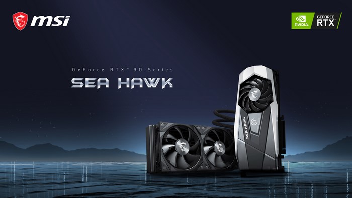 MSI GeForce RTX 30 Series SEA HAWK Graphics Card