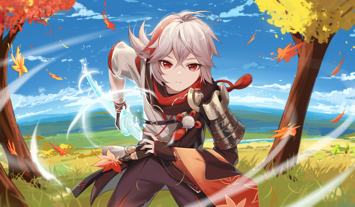 Kaedehara Kazuha's Autumn Sword Strike