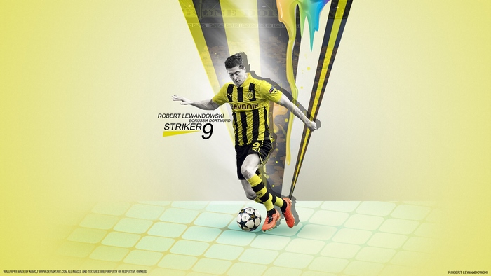 Robert Lewandowski Borussia Dortmund Striker 9