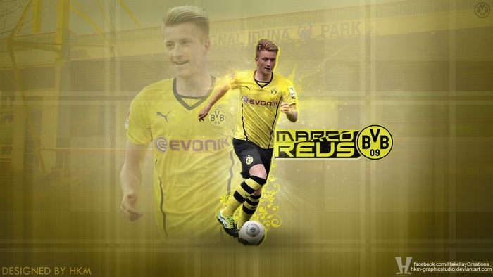 Marco Reus Borussia Dortmund Football Player Graphic