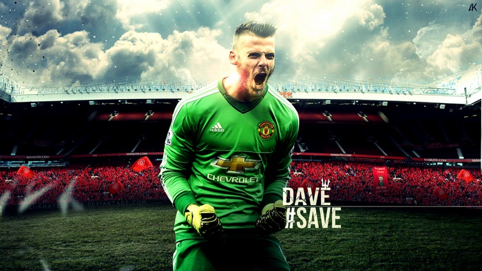 David De Gea's passionate save celebration for Manchester United