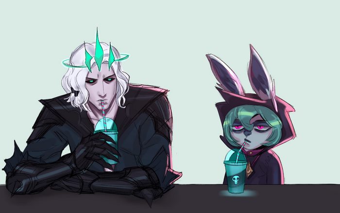 League of Legends Viego and Vex drinking