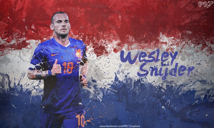 Wesley Sneijder Netherlands National Football Team Art