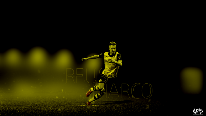 Marco Reus running for Borussia Dortmund