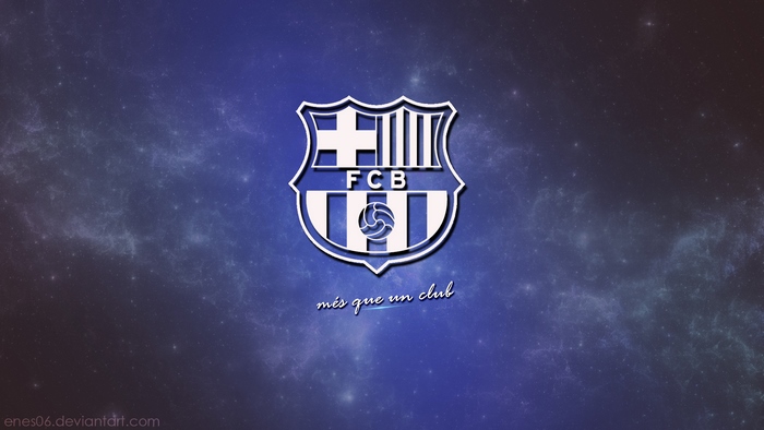 FC Barcelona Emblem with 'més que un club' motto