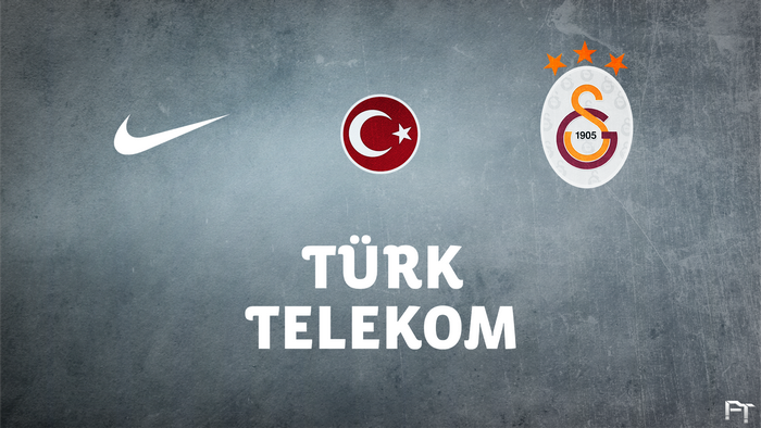 Galatasaray S.K. Nike Türk Telekom and Turkish Flag Logos