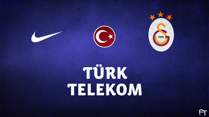 Galatasaray S.K. Nike Türk Telekom and Turkish Flag Logos