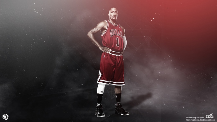 Derrick Rose Chicago Bulls NBA player