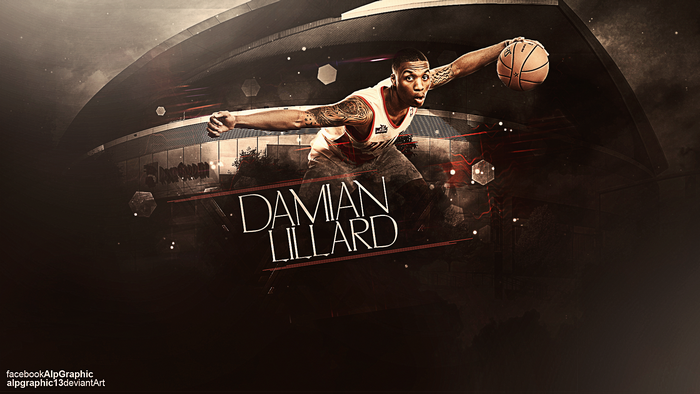 Damian Lillard NBA Basketball Art