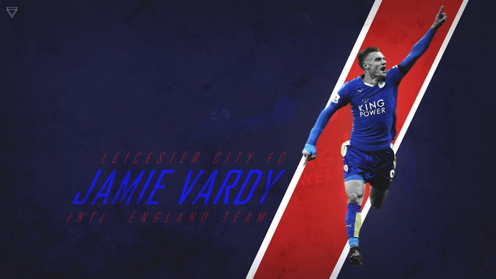 Jamie Vardy Leicester City FC celebration