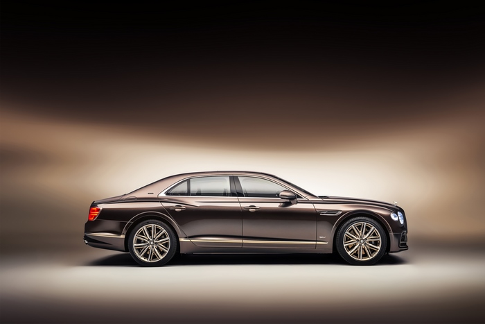 Brown Bentley Flying Spur Hybrid Odyssean Edition