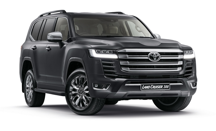 Dark grey Toyota Land Cruiser ZX 300 SUV