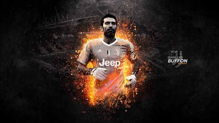 Gianluigi Buffon in Juventus Kit