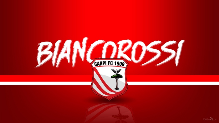 Carpi FC 1909 Biancorossi Soccer Logo