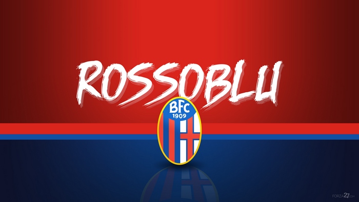 Bologna F.C. 1909 Rossobblu Soccer Logo