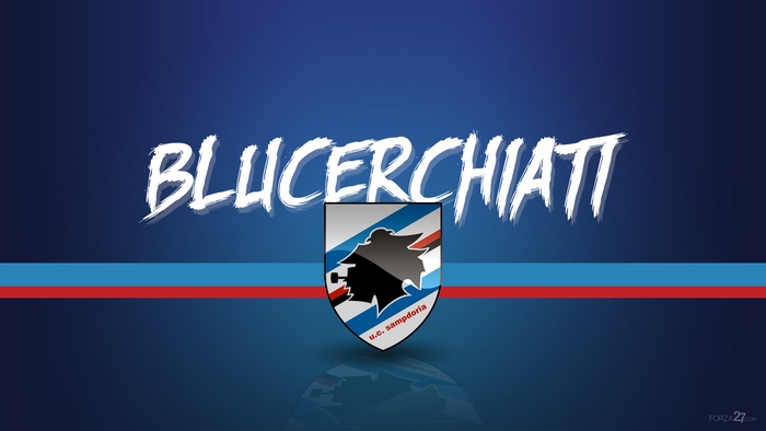 U.C. Sampdoria Blucerchiati Soccer Emblem