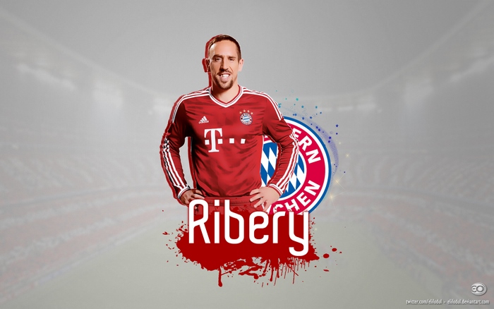Franck Ribéry FC Bayern Munich Player Art